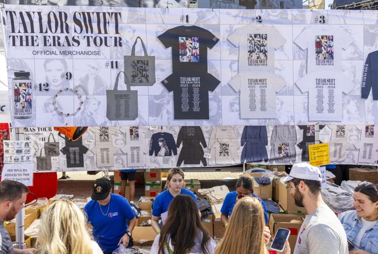 How often does Taylor Swift release new merchandise?