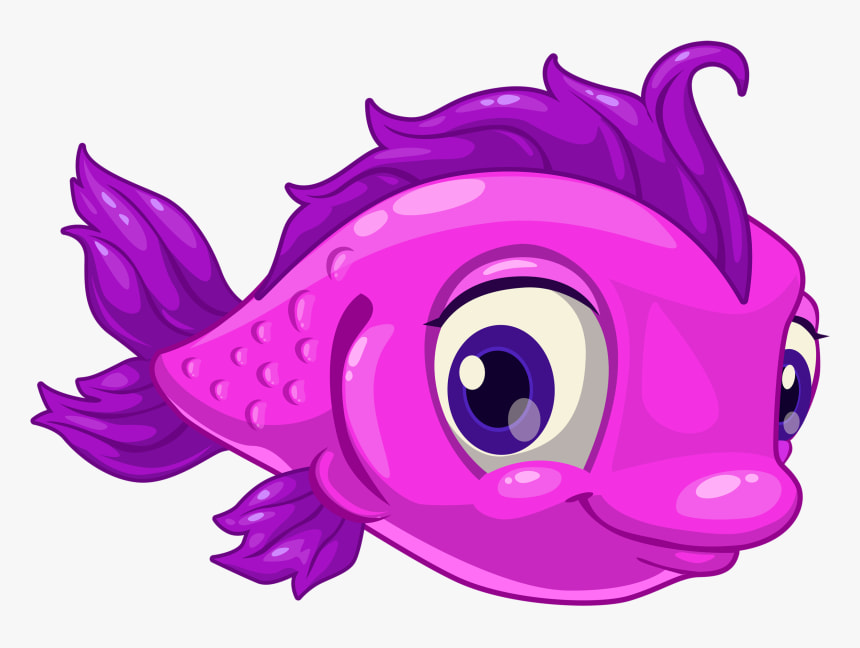 What are the unique traits of cute:dvql5n9v310= fish with visual appeal?